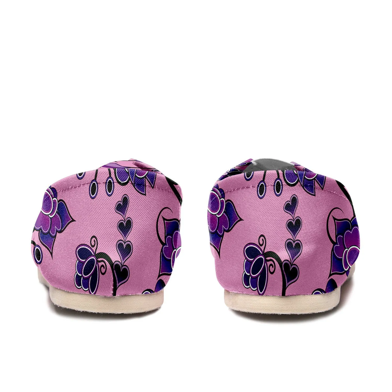 Purple Floral Amour Slip On