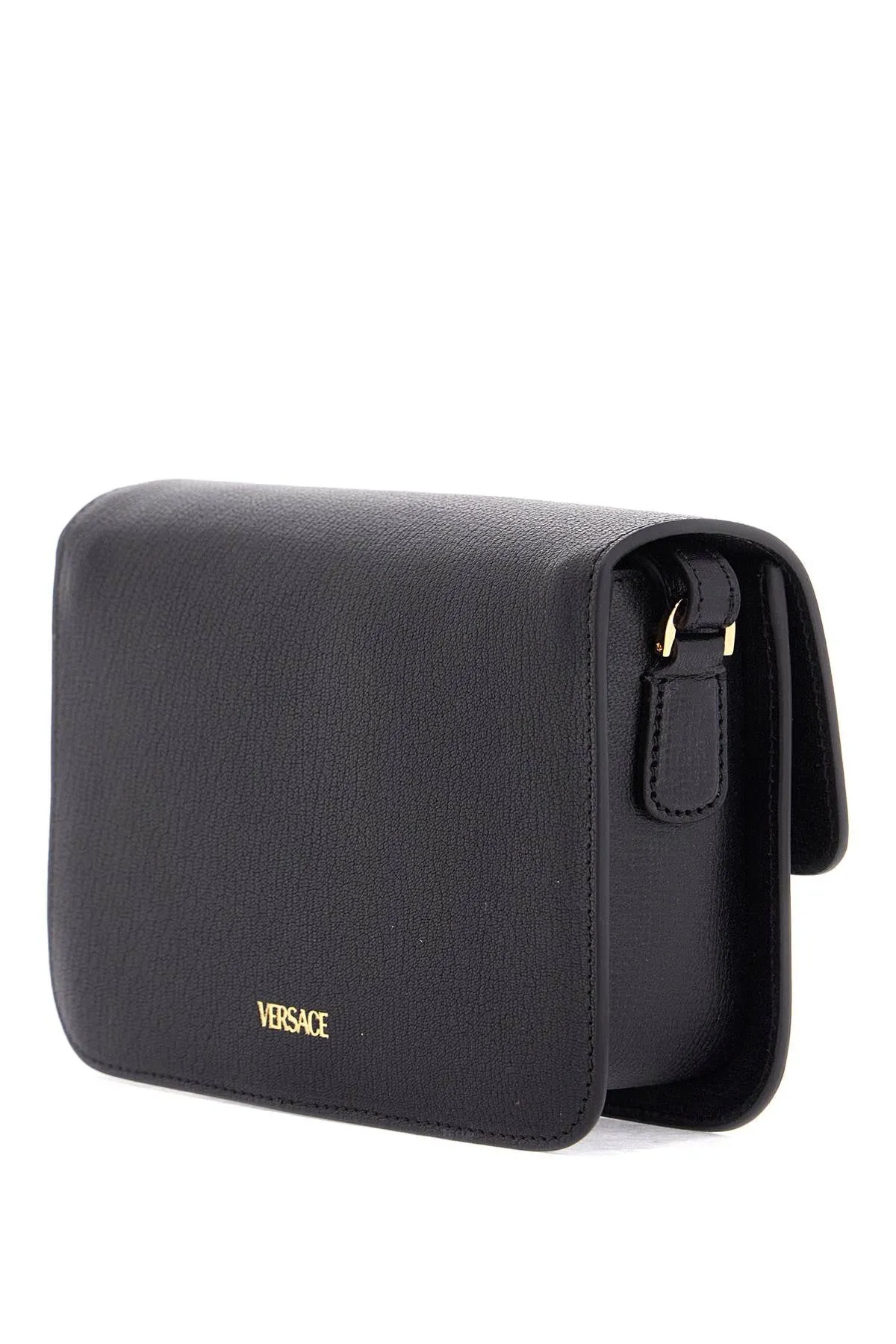 "medusa biggie messenger 1016059 1A10544 BLACK-VERSACE GOLD