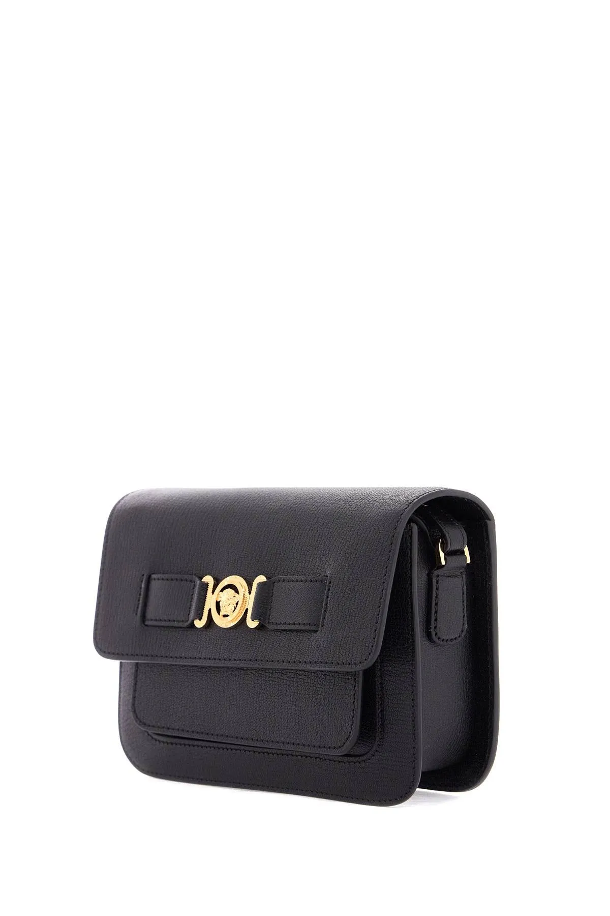 "medusa biggie messenger 1016059 1A10544 BLACK-VERSACE GOLD