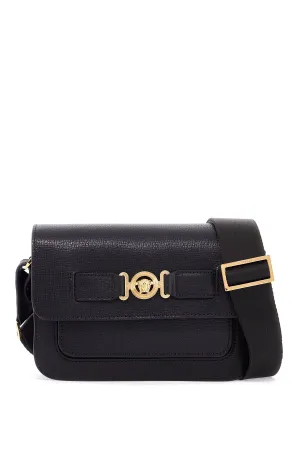 "medusa biggie messenger 1016059 1A10544 BLACK-VERSACE GOLD