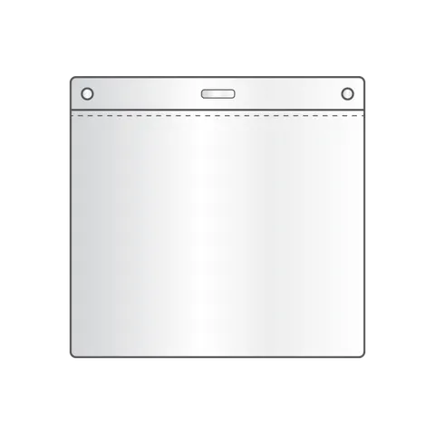 Reusable ID Card Holder Flexible PVC