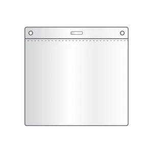 Reusable ID Card Holder Flexible PVC