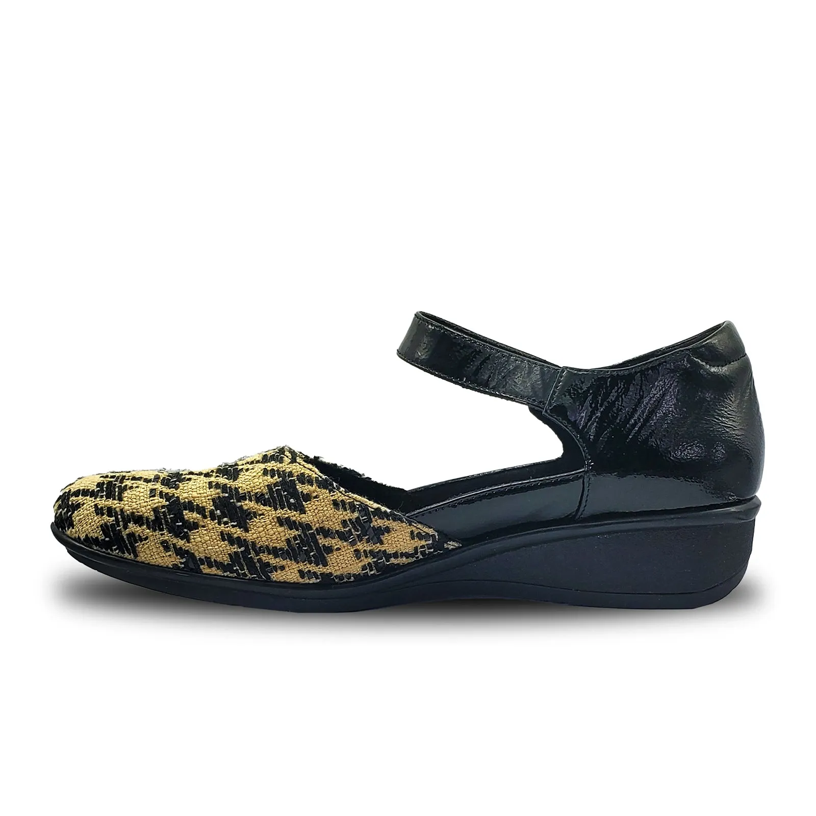 Revere Osaka Mary Jane (Women) - Houndstooth