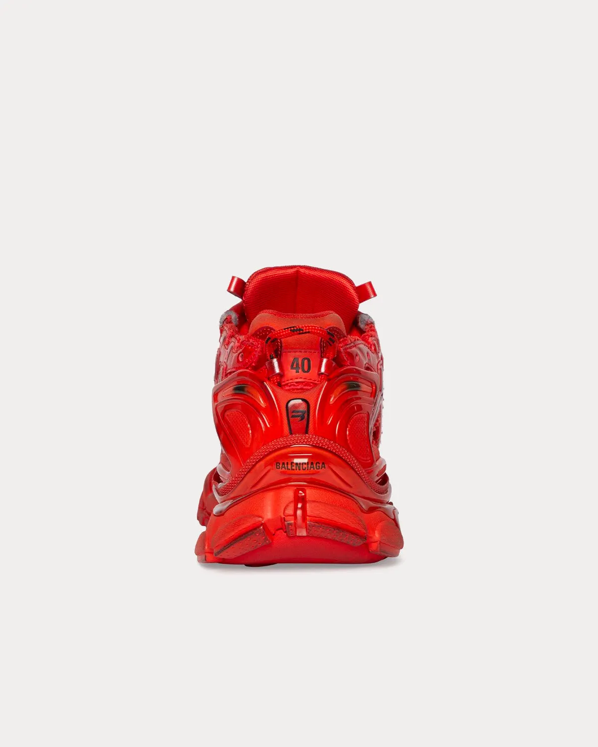 Runner Mesh & Nylon Red Low Top Sneakers