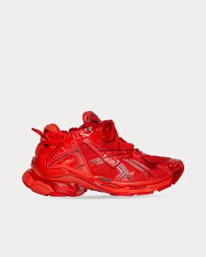 Runner Mesh & Nylon Red Low Top Sneakers