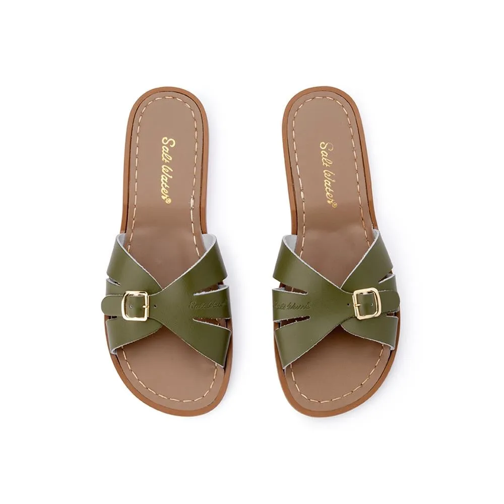 Salt Water Classic Slides - Olive