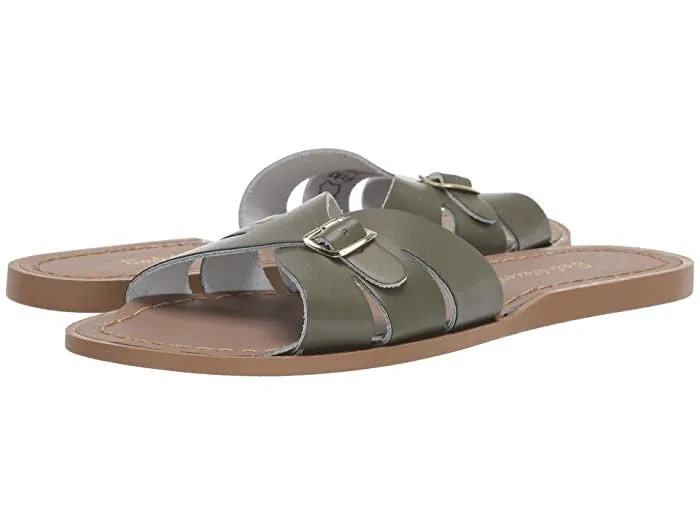 Salt Water Classic Slides - Olive