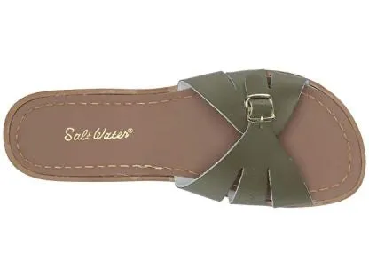 Salt Water Classic Slides - Olive