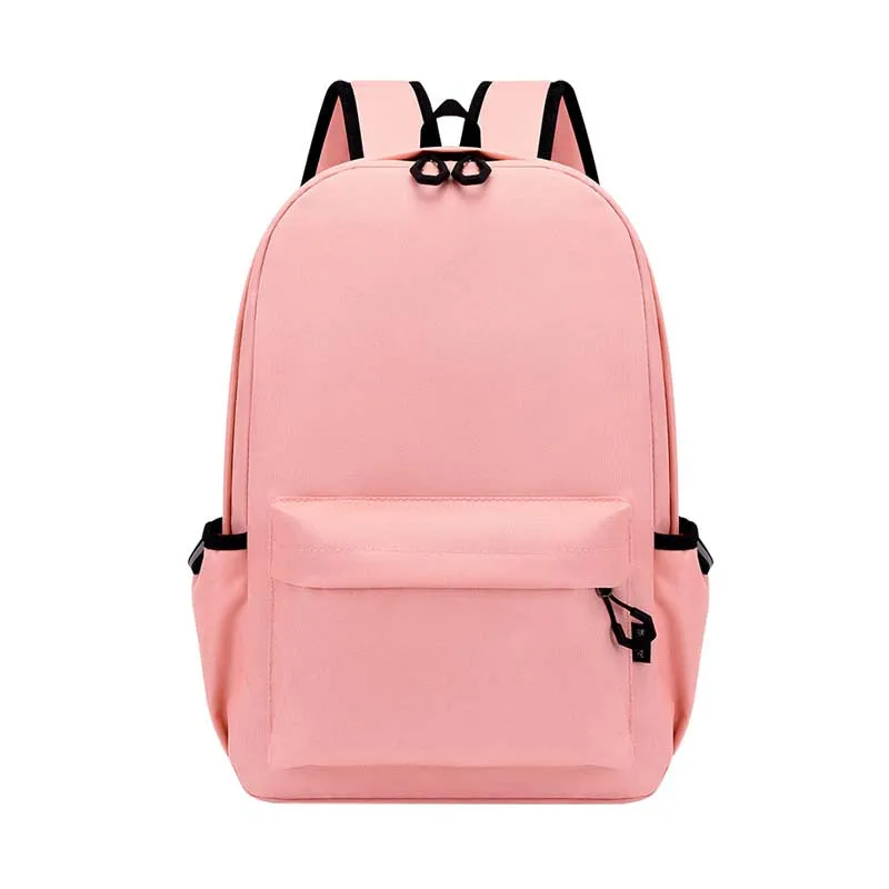 School Bag Printing Logo Junior High School Student