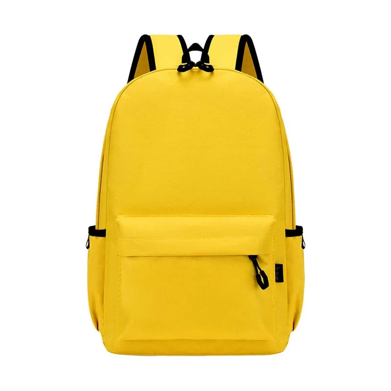 School Bag Printing Logo Junior High School Student
