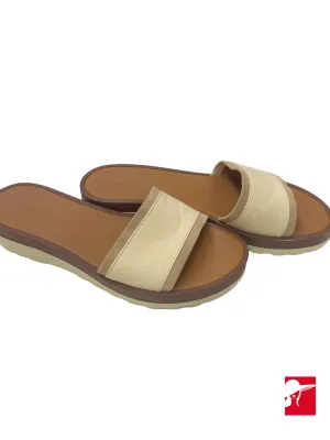 See by Chloe leather/suede slides size 40/US 9