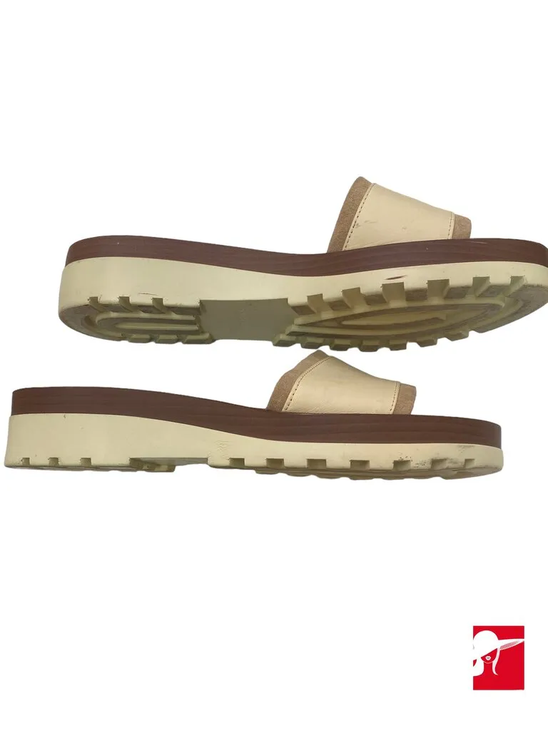 See by Chloe leather/suede slides size 40/US 9