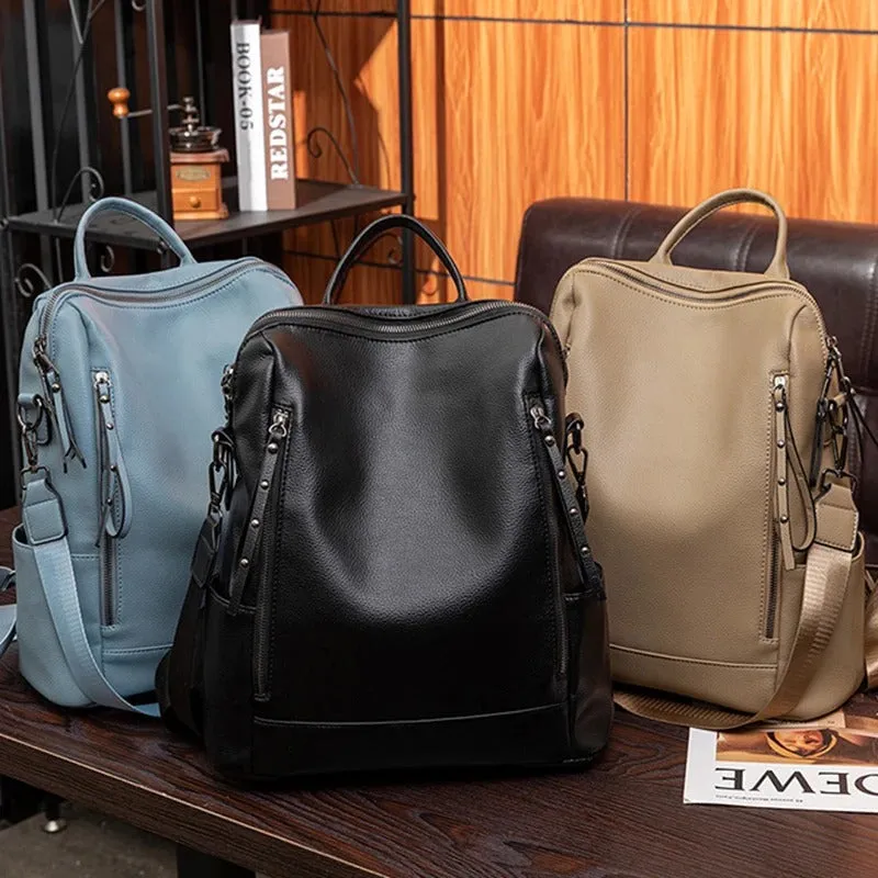 Serena Leather Backpack