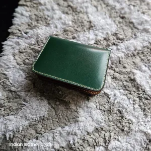 Shell cordovan wallet