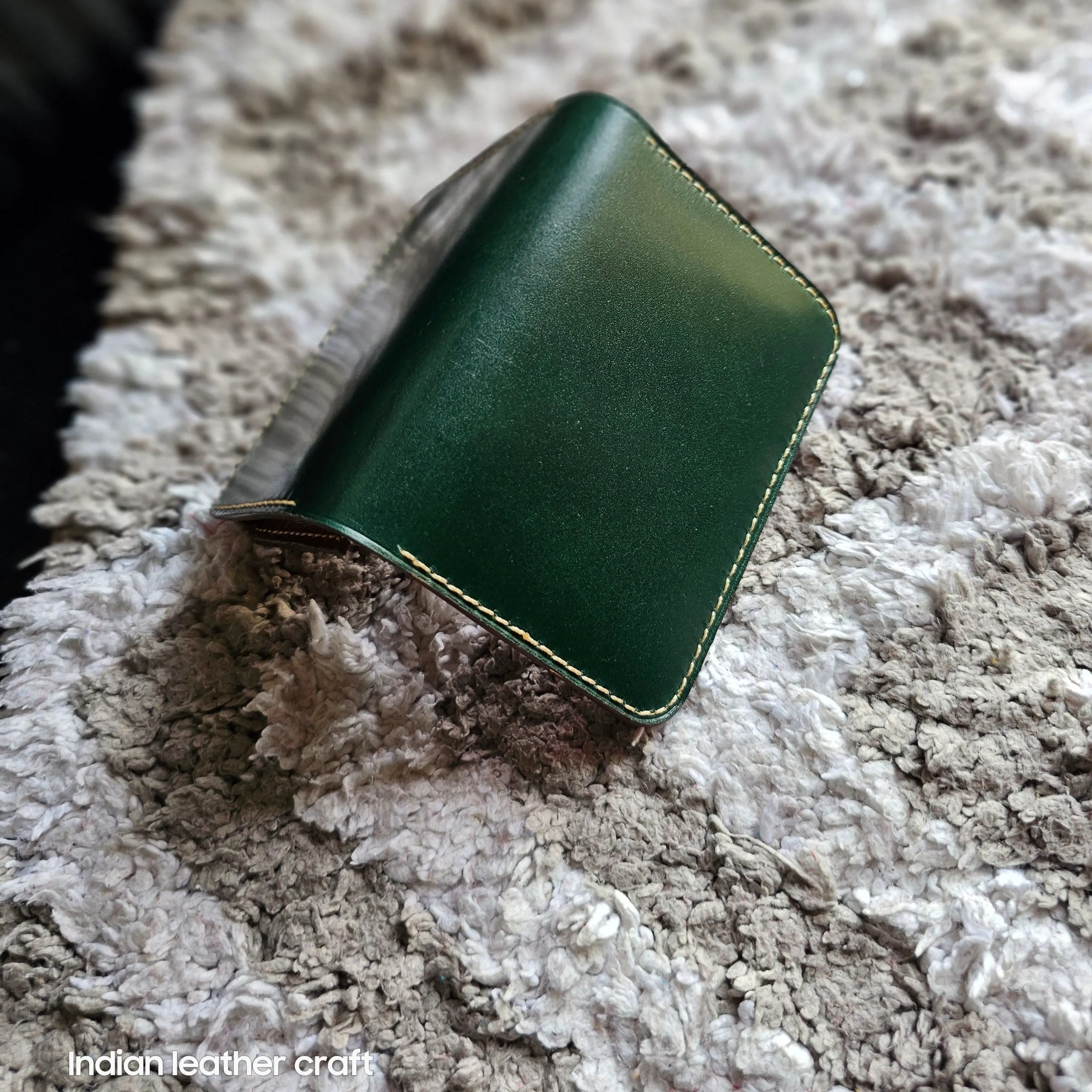 Shell cordovan wallet