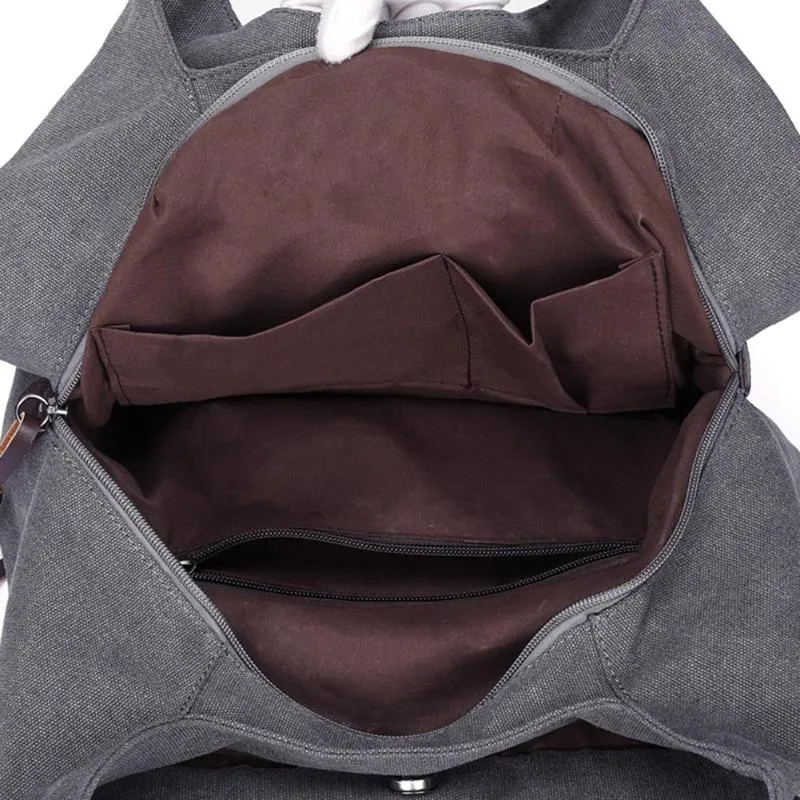 Sidiou Group Vintage Women Canvas Shoulder Bag Hand Bags Ladies Casual Handbag  Sling Shoulder Bags
