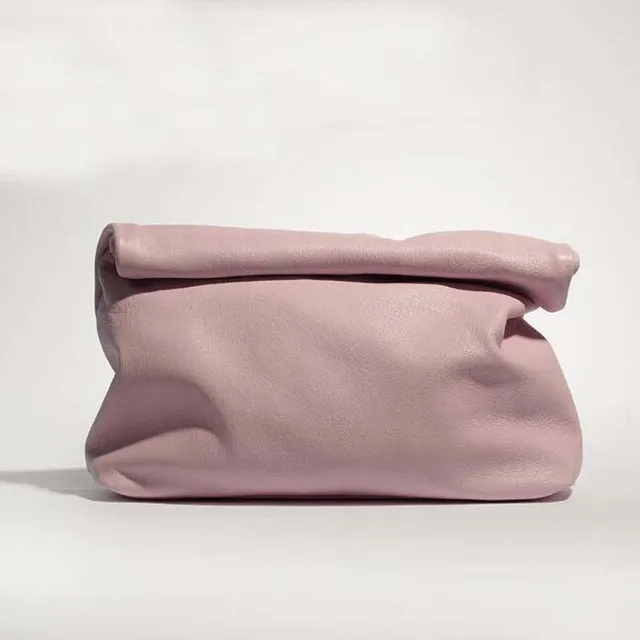 Simple Square Handbags  Designer Handbag High Quality Genuine Leather Purse