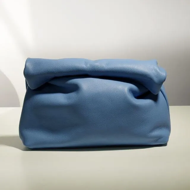 Simple Square Handbags  Designer Handbag High Quality Genuine Leather Purse