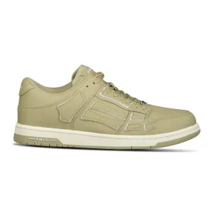 Skeleton Low Top Canvas Trainers Green