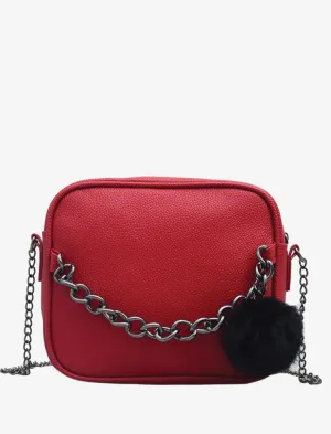 Small Chain Leather Bag