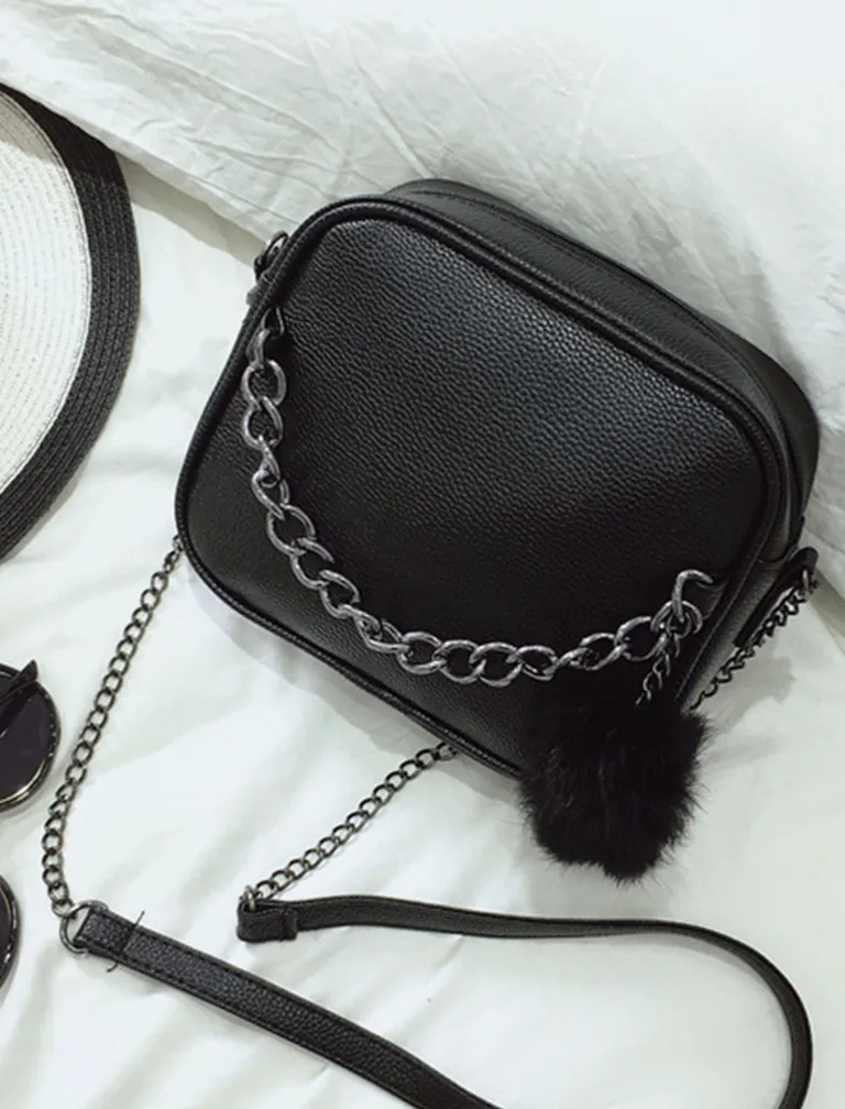 Small Chain Leather Bag