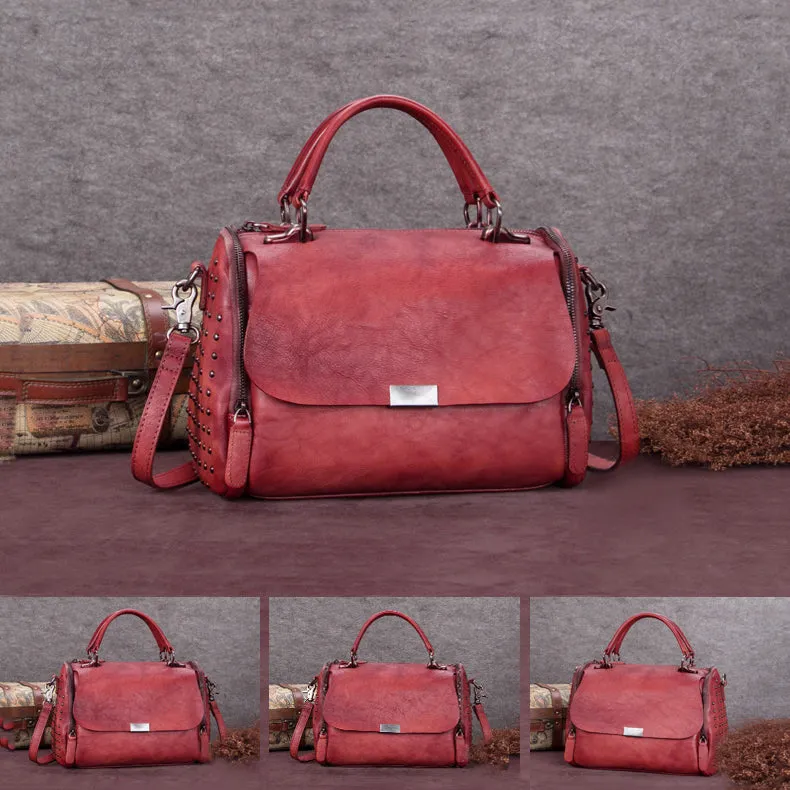 Stylish Brown Leather Womens Handbags Leather Crossbody Bags for Women