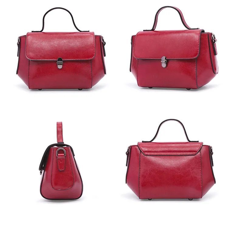 Stylish Women Brown Leather Crossbody Bags Leather Handbags for Women