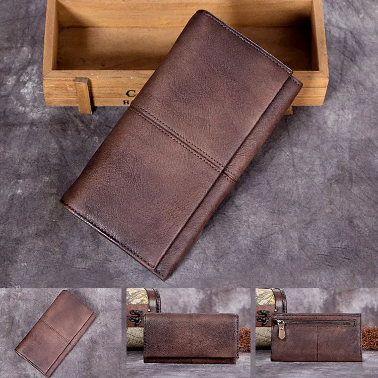 Stylish Womens Leather Bifold Wallet Purse Leather Wallets for Women
