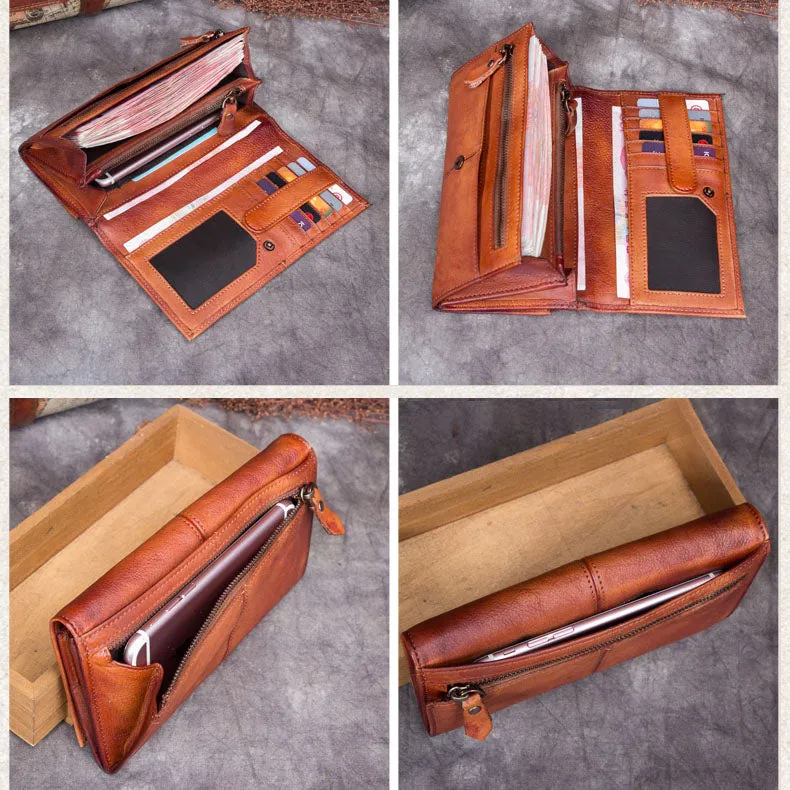 Stylish Womens Leather Bifold Wallet Purse Leather Wallets for Women