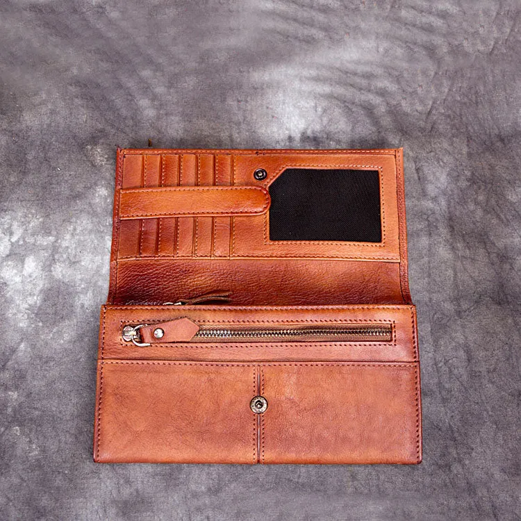 Stylish Womens Leather Bifold Wallet Purse Leather Wallets for Women