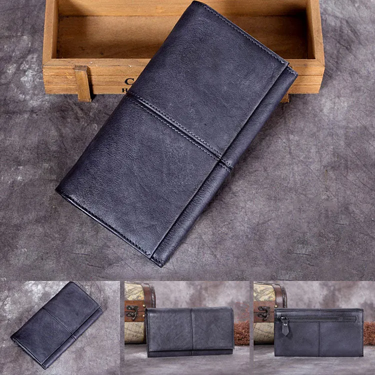 Stylish Womens Leather Bifold Wallet Purse Leather Wallets for Women