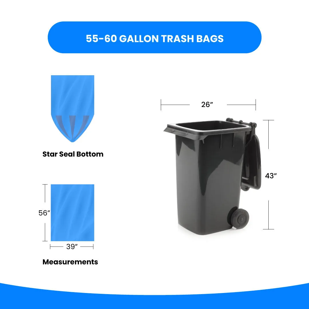 SuperValue 55 Gallon Trash Bags