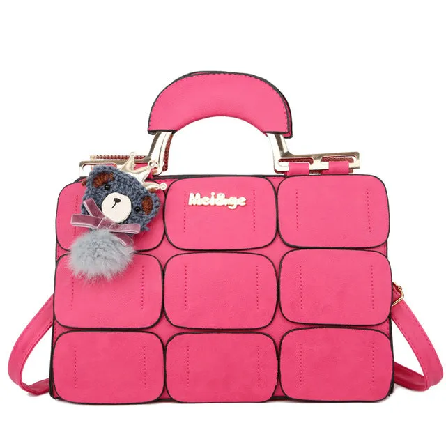 Suture Boston bag inclined shoulder bag
