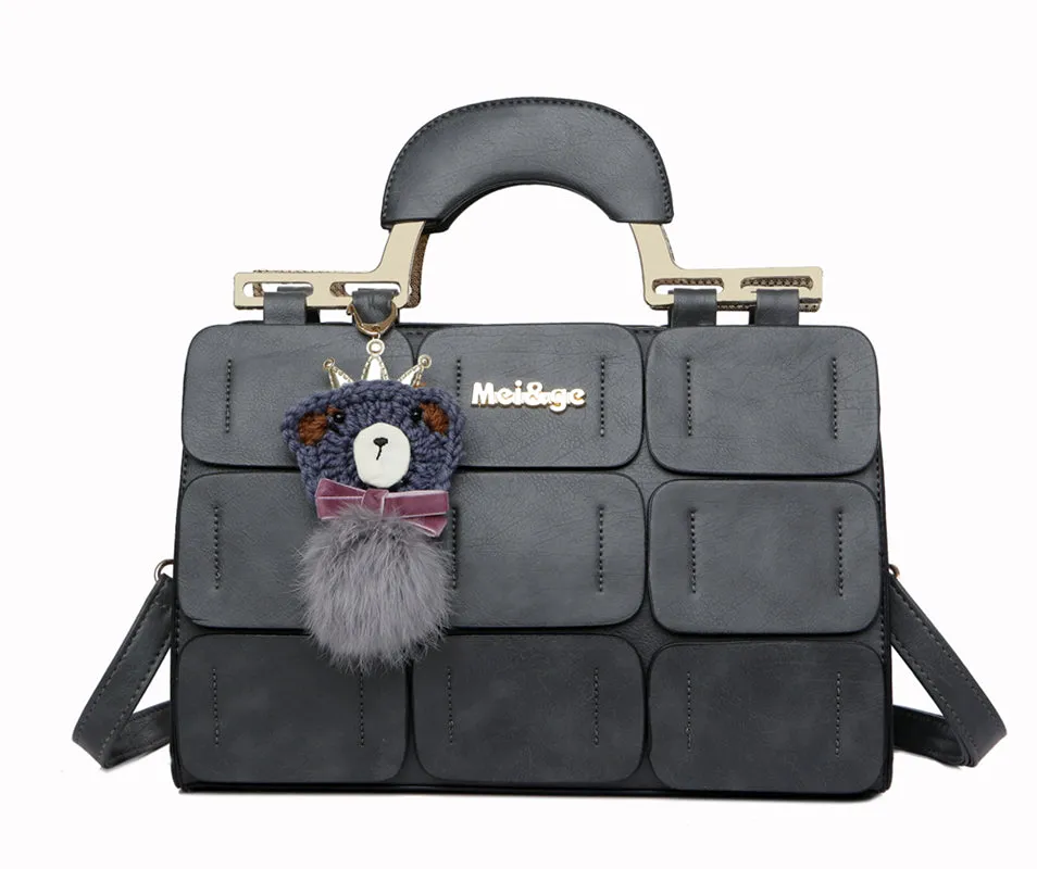 Suture Boston bag inclined shoulder bag
