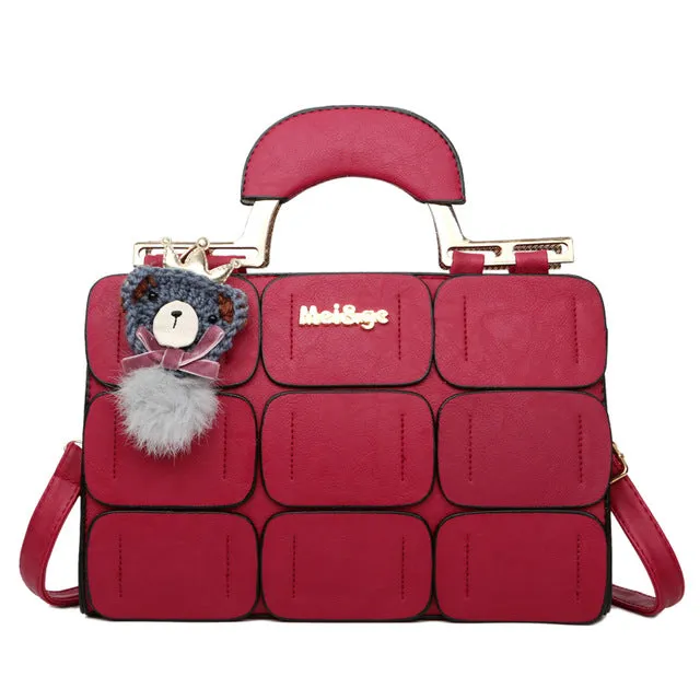 Suture Boston bag inclined shoulder bag
