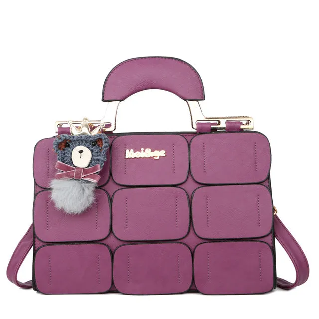 Suture Boston bag inclined shoulder bag