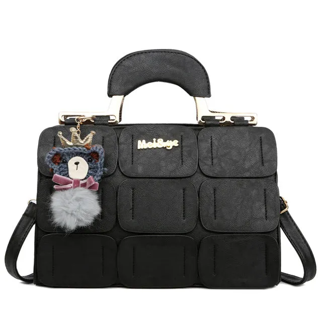 Suture Boston bag inclined shoulder bag