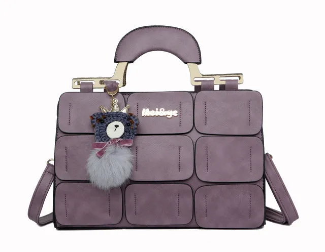 Suture Boston bag inclined shoulder bag