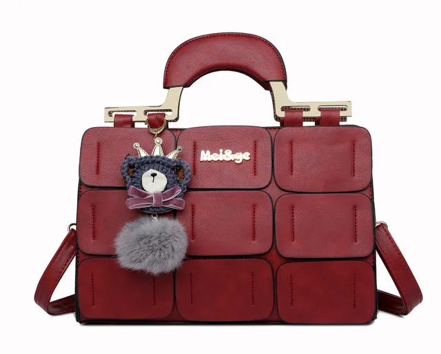 Suture Boston bag inclined shoulder bag