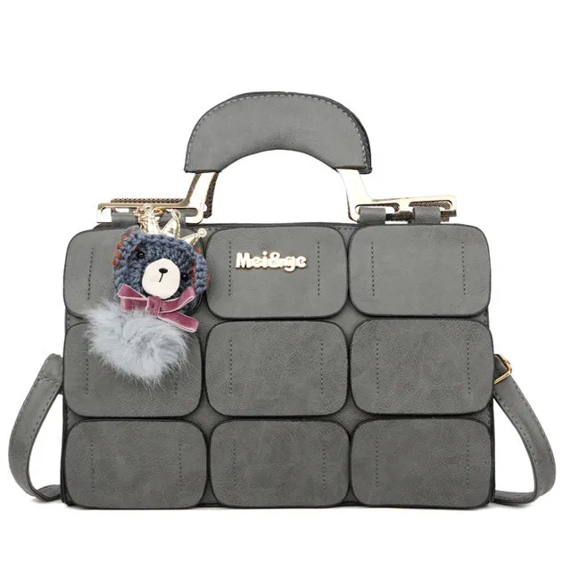 Suture Boston bag inclined shoulder bag