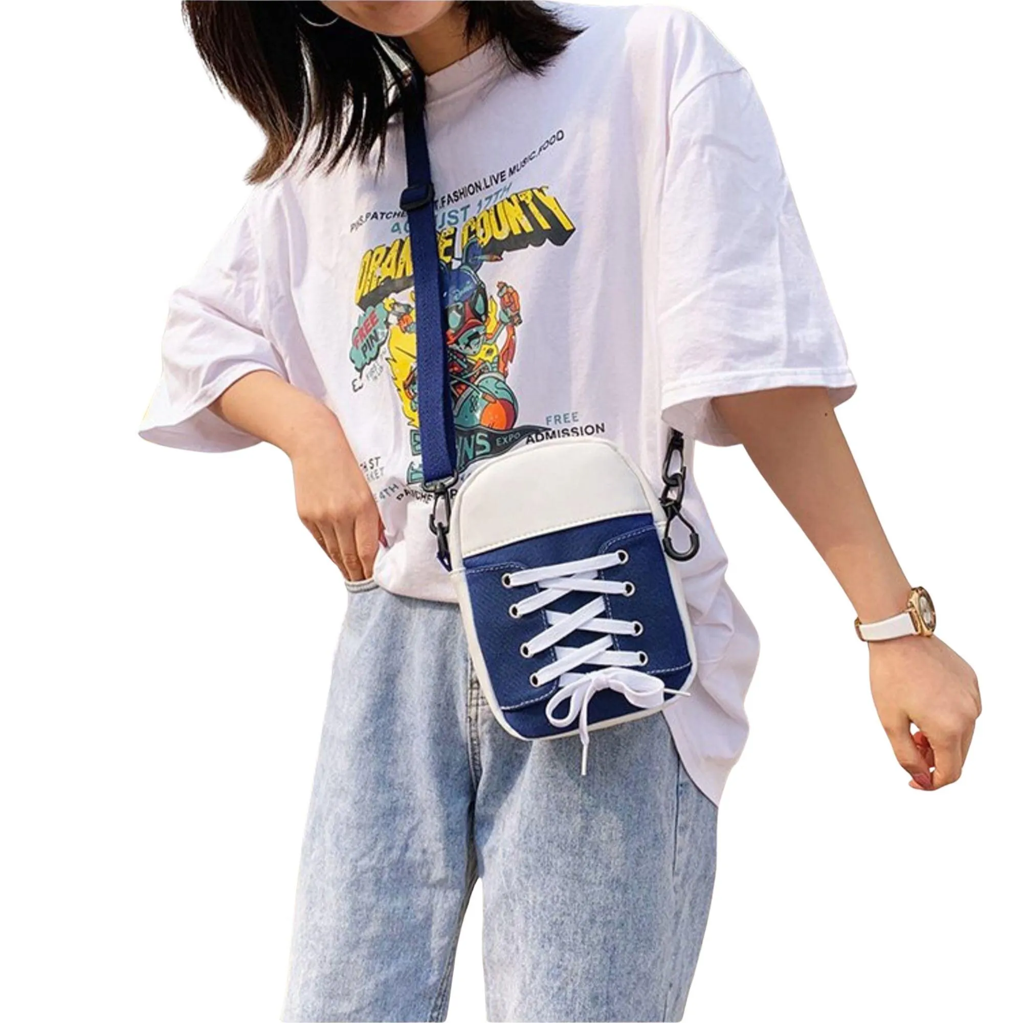 T-BOO Tennis Shoe Shoulder Bag Fashion Canvas Crossbody Bag Luxury Designer Handbag 2023  Shoulder Bags Bags for Women