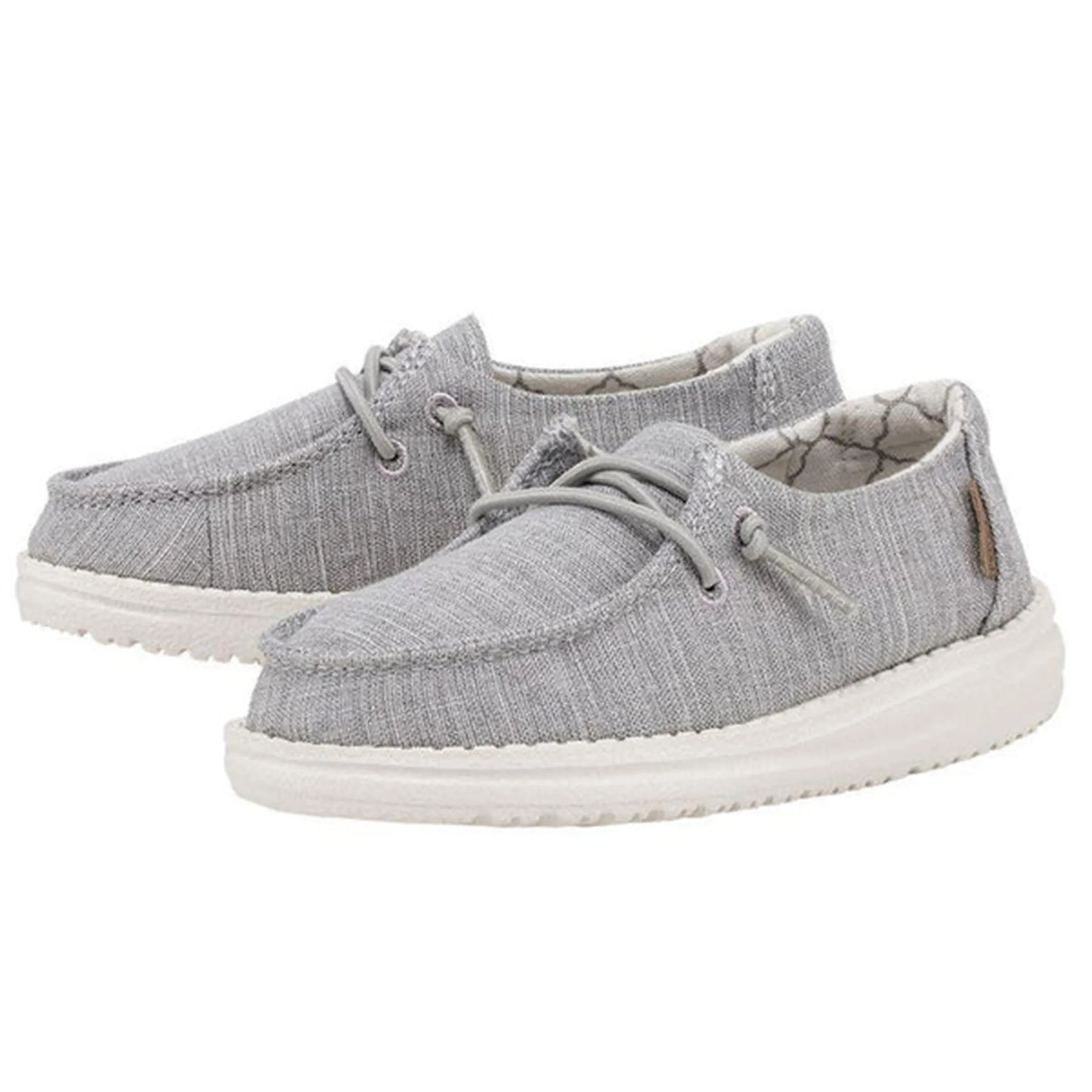 Toddler Hey Dude Wendy Linen Grey Shoe