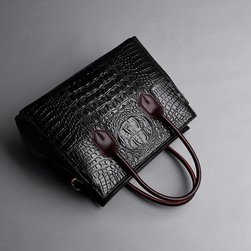 VALENKUCI Vivacious Leather Pattern Handbag Shoulder Bag