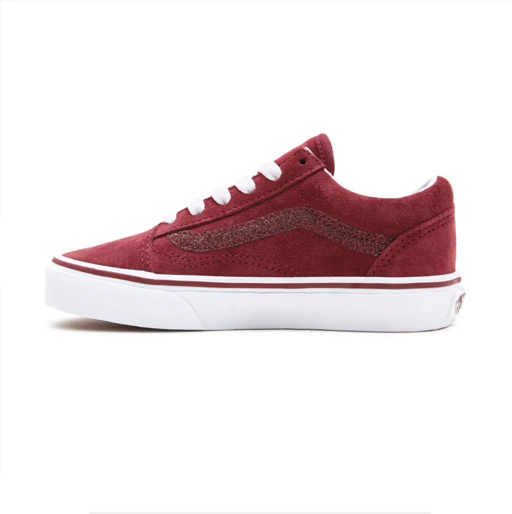 VANS Kids Old Skool Trainers- Chocolate Truffle