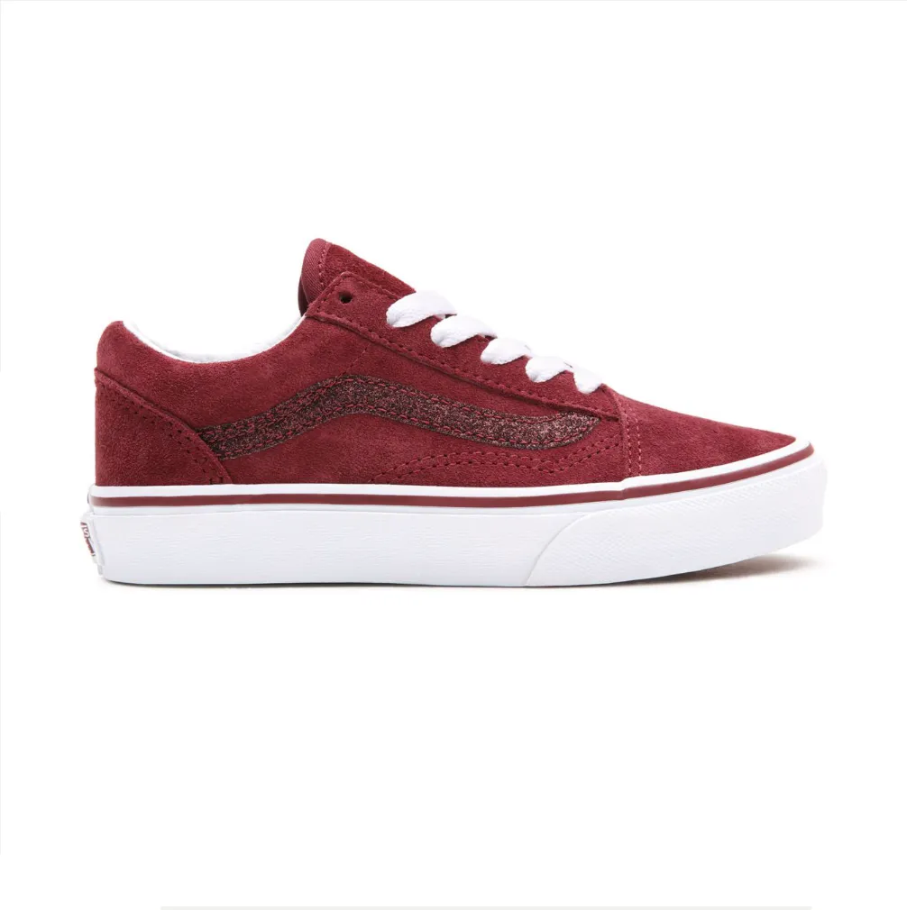 VANS Kids Old Skool Trainers- Chocolate Truffle