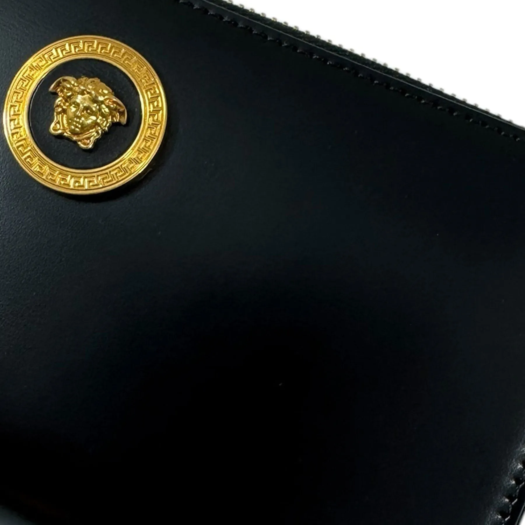 Versace Wallet Black Medusa Long Wallet - Women Collection