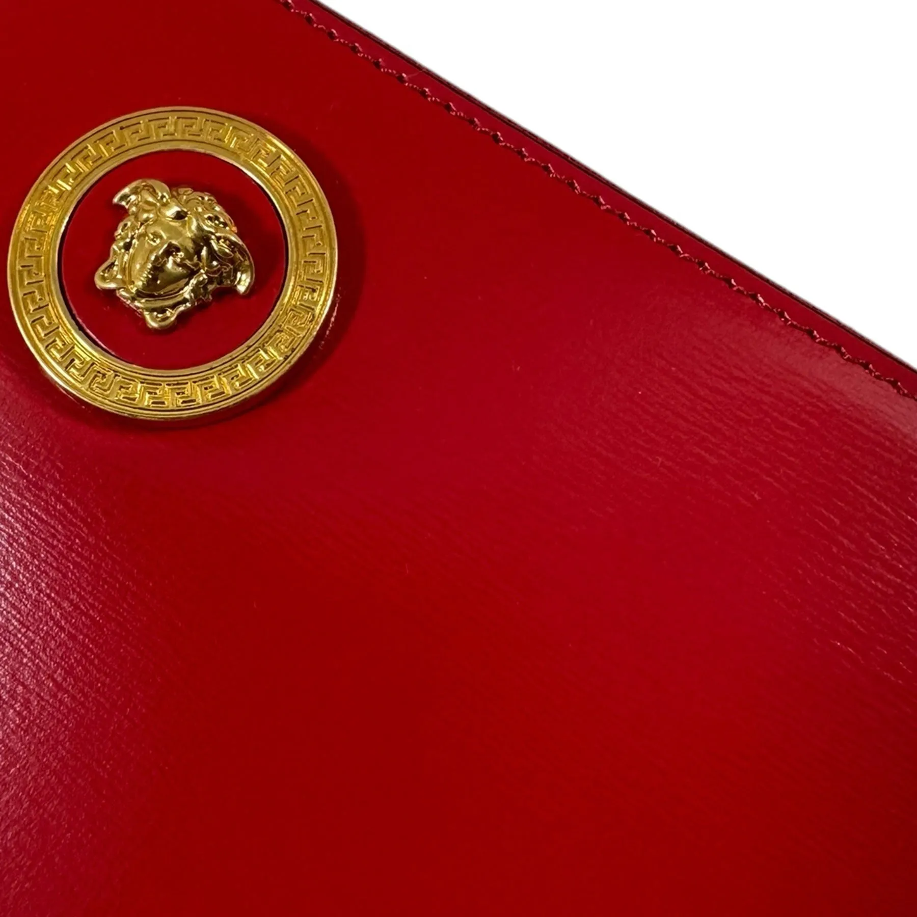 Versace Wallet Red Medusa Long Wallet - Women Collection