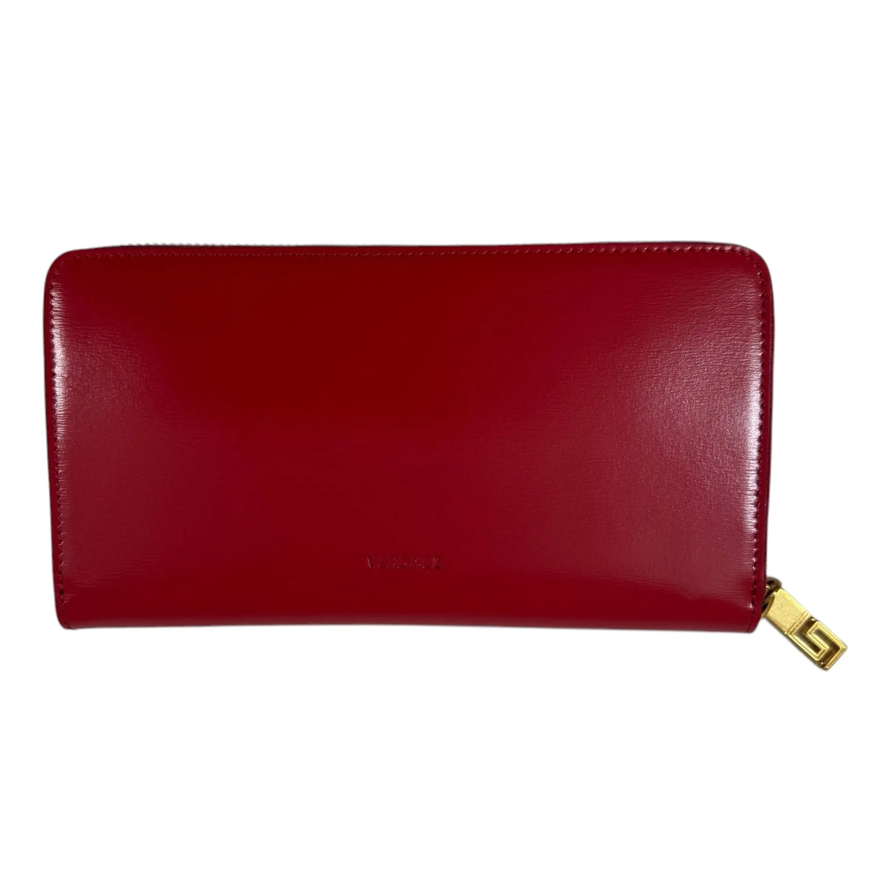 Versace Wallet Red Medusa Long Wallet - Women Collection