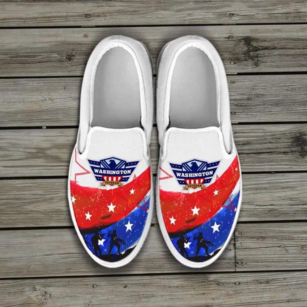 Washington Veteran Canvas Slip-on Shoes