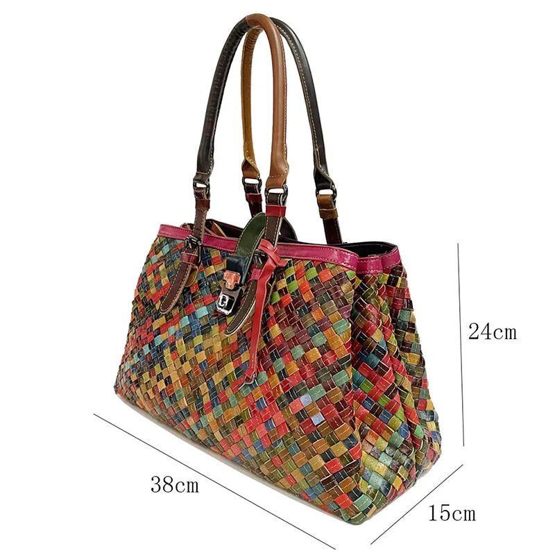 Women Multicolor Leather Handbags